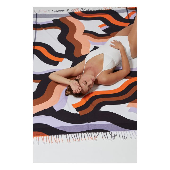 Fouta Baignade | Orange- Image produit n°2