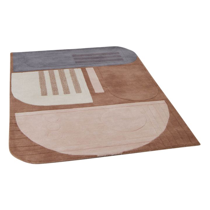 Tapis Melodie en laine Terracotta- Image produit n°0