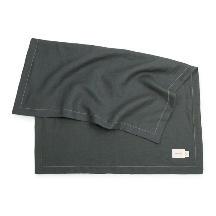 Light Blanket - French Linen | Blu- Immagine del prodotto n°4