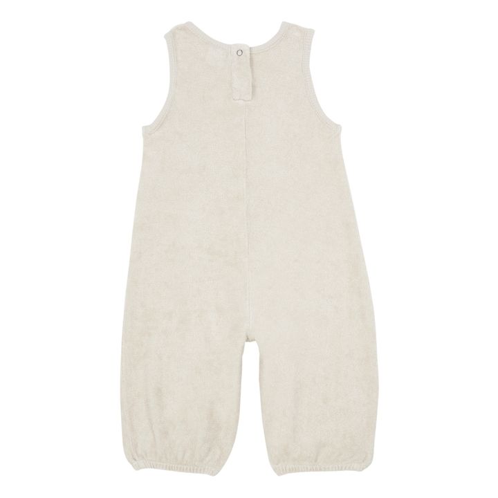 Combishort Coton Bio Stef | Blanc cassé- Image produit n°1