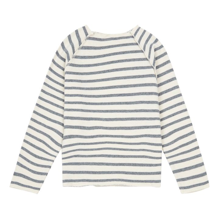 Gestreifter Sweatshirt Grau- Produktbild Nr. 2
