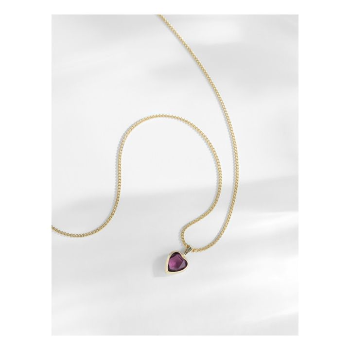 Collana Ametista Niki | Dorato- Immagine del prodotto n°1