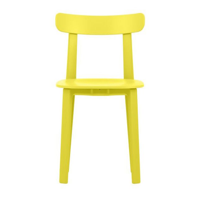 Chaise Morrisson All plastic | Bouton d'or- Image produit n°0