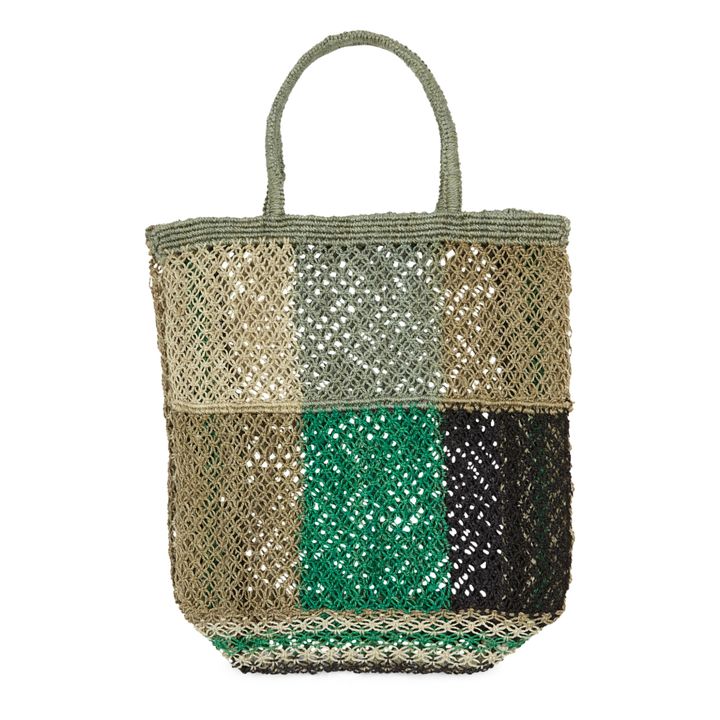 Sac Macramé Patchwork | Gris- Image produit n°2