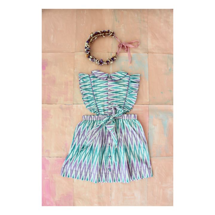 Reina Ikat Dress Malva- Imagen del producto n°2