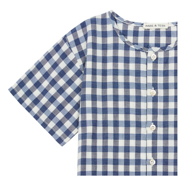 Kariertes Hemd Sebi Navy- Produktbild Nr. 2