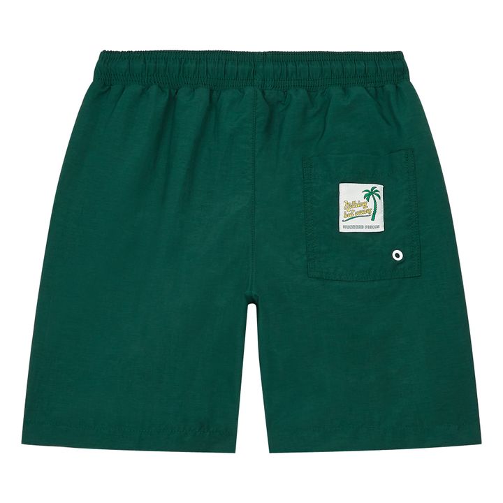Short de Bain Long Vert- Image produit n°2