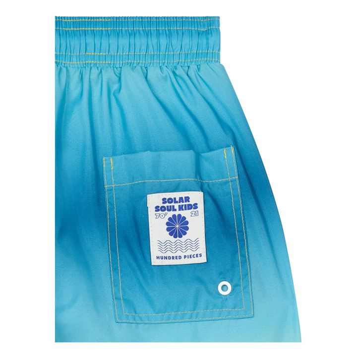 Short de Bain Long Bleu- Image produit n°1