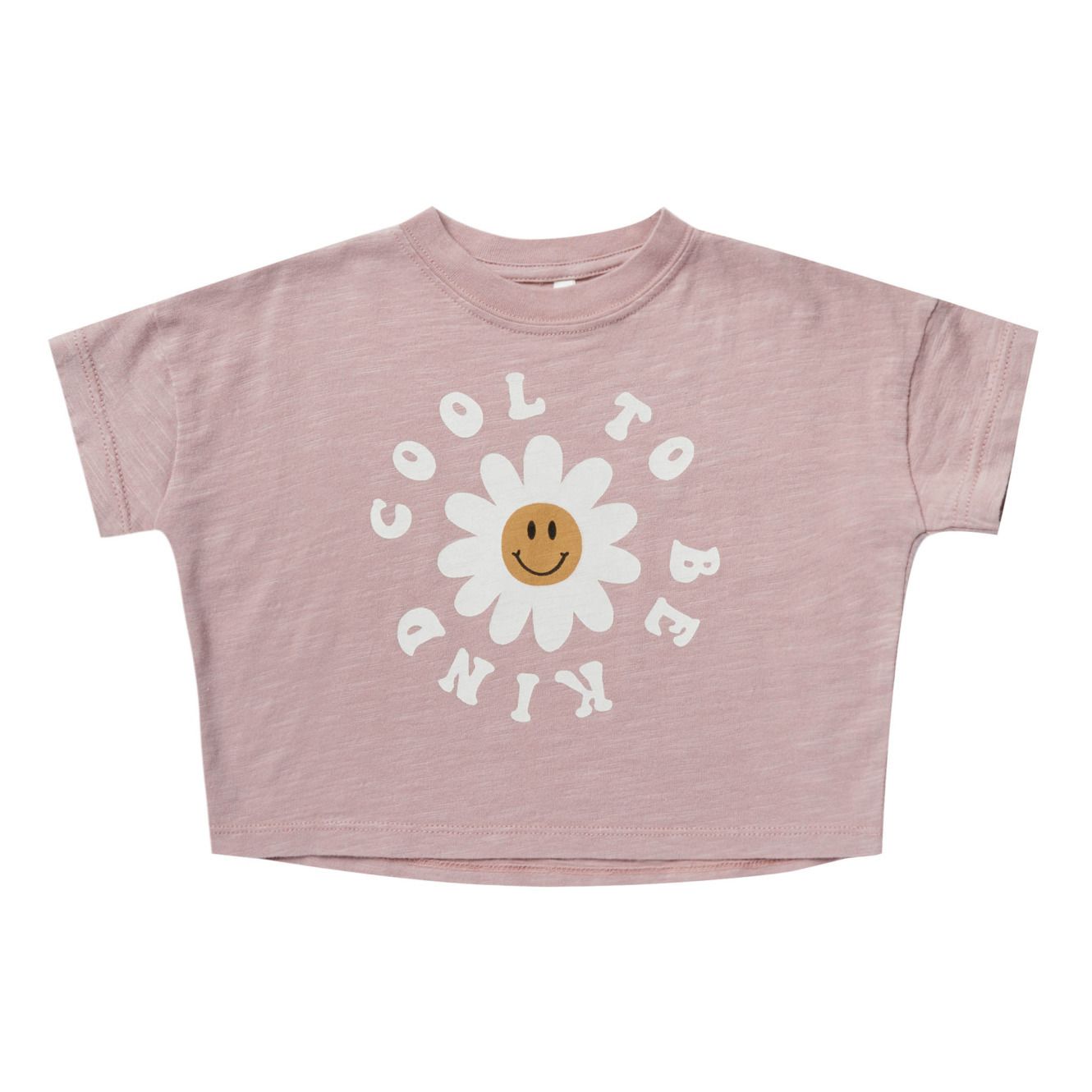 Camiseta Cropped Cool To Be Kind | Rosa Viejo- Imagen del producto n°0