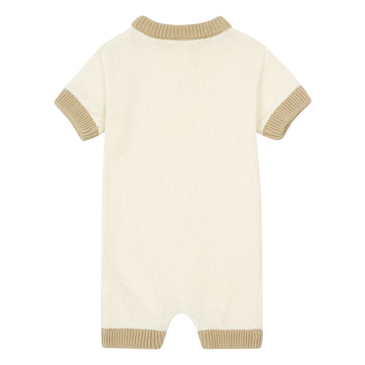 Joli Ribbed Knit Playsuit Verde oliva- Imagen del producto n°1