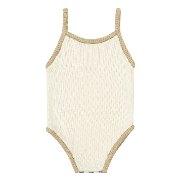 Body Maille Côteléee Scout Vert olive- Image produit n°0