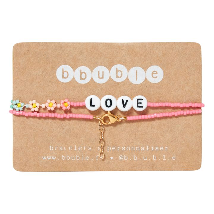 Collier Rainbow Love - Collection Enfant - Rose- Image produit n°0