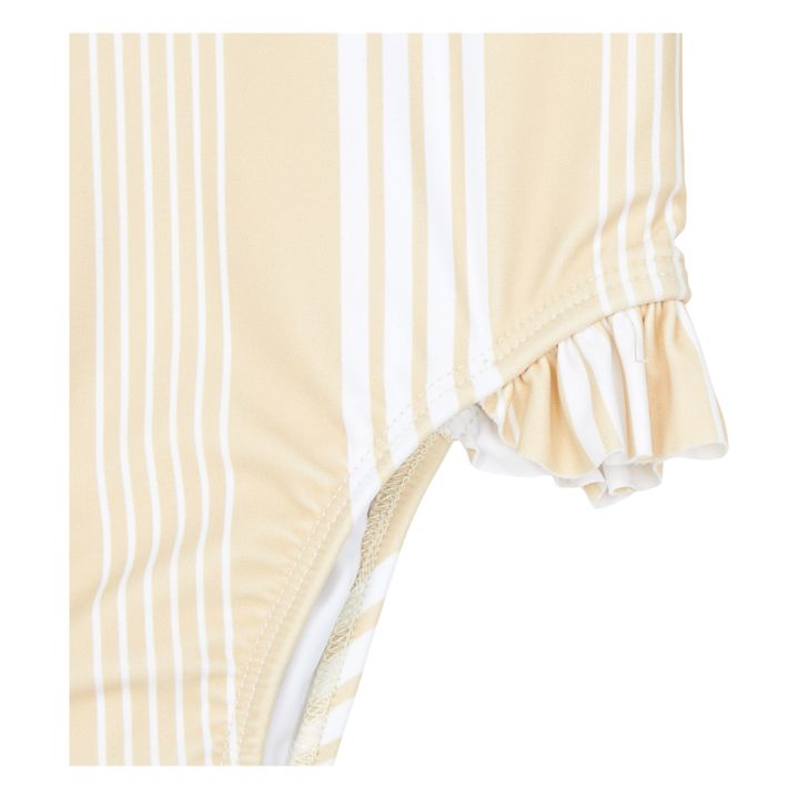 Maillot de Bain Anti-UV Rayé | Beige- Image produit n°1