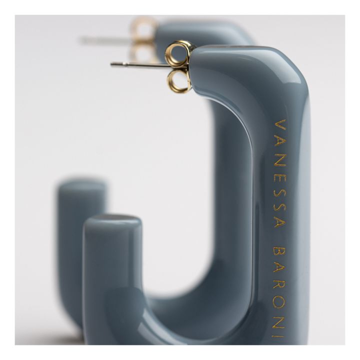 Squared Single Earrings Blu- Immagine del prodotto n°1