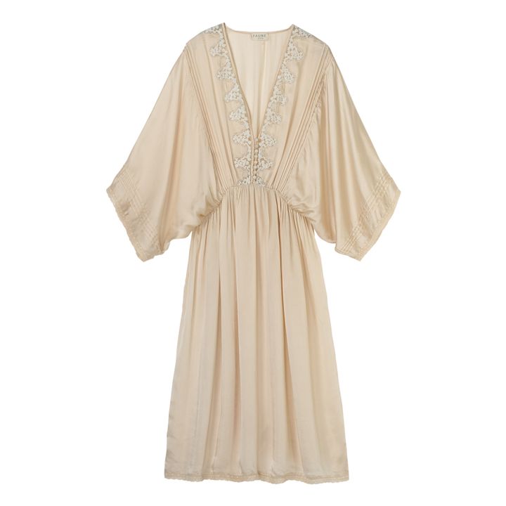 Robe de Nuit Honeysuckle - Collection Femme - Blanc cassé- Image produit n°0