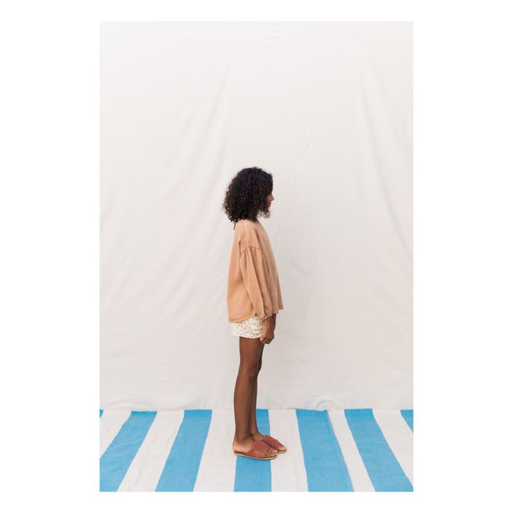 Organic Cotton Bee Chambray Shorts Beige- Produktbild Nr. 4