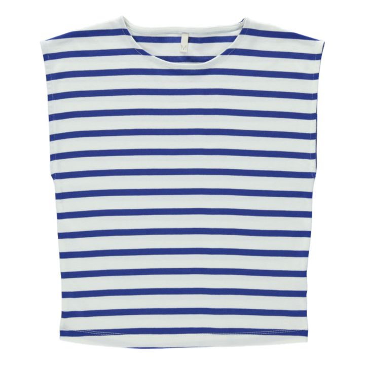 Organic Cotton Tank Top Navy blue- Product image n°0