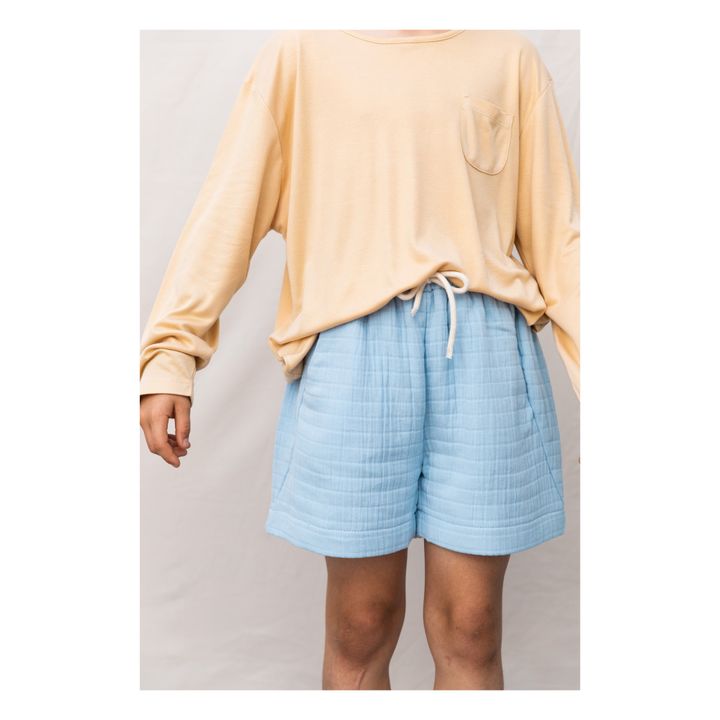 Organic Cotton Sky Shorts Light blue- Product image n°2