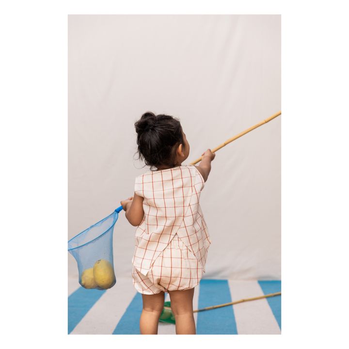 Organic Cotton Crossback Top Ecru- Immagine del prodotto n°6