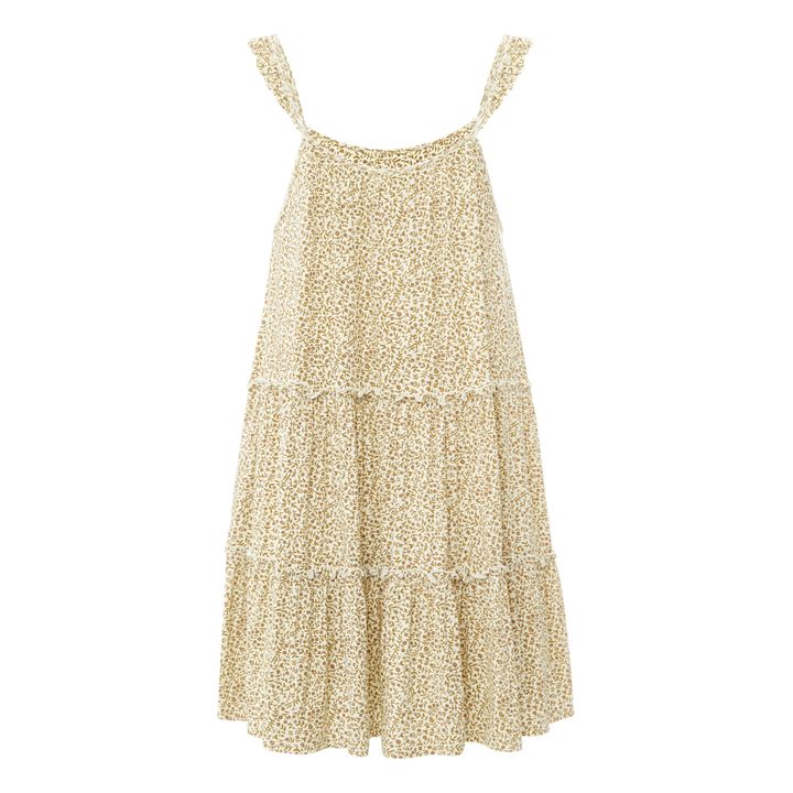 Vestido con tirantes Floral - Colección Mujer - Amarillo- Imagen del producto n°2