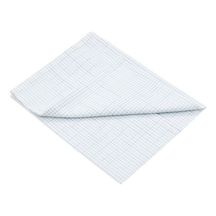 Serviette Paul aus handbedruckter Baumwolle - 8er-Set | Hellblau- Produktbild Nr. 0
