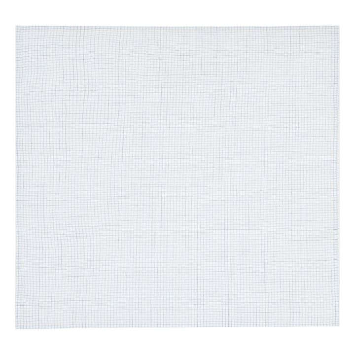 Serviette Paul aus handbedruckter Baumwolle - 8er-Set | Hellblau- Produktbild Nr. 2
