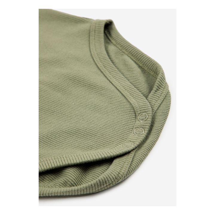 Body Coton Bio Nuage - Collection Iconic - Vert- Image produit n°4