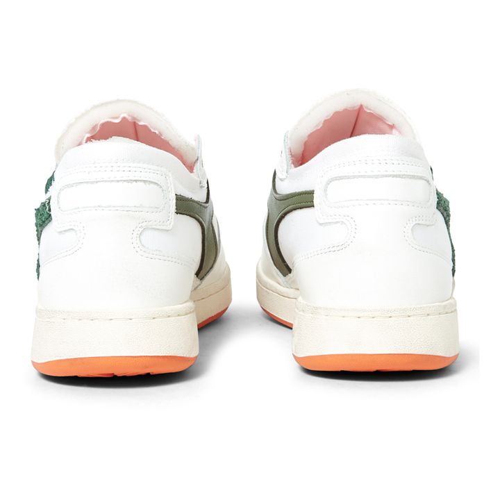 Zapatillas Mi Row Cut Terry Verde Oscuro- Imagen del producto n°4
