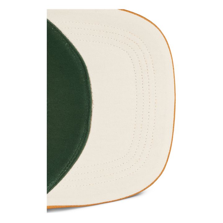 Visière Coton Bio Poppy | Vert foncé- Image produit n°1