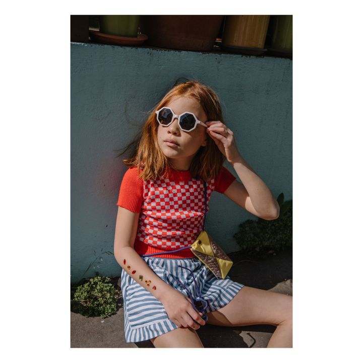 Occhiali da sole e Pochette YEYE X Mini Kyomo | Bianco- Immagine del prodotto n°3