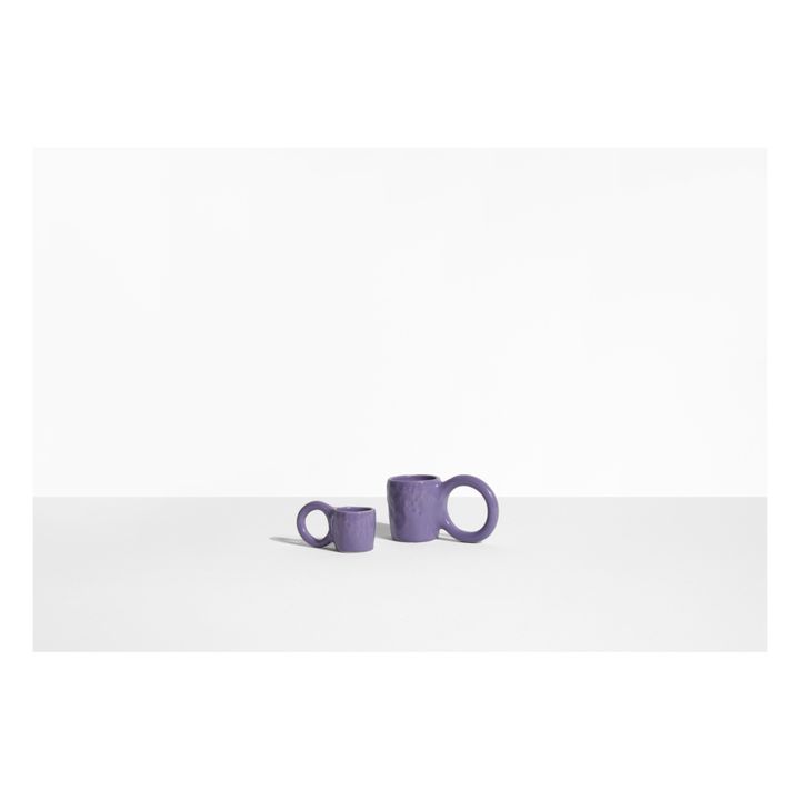 Donut Espresso Cups, Pia Chevalier - Set of 2 | Purple- Product image n°1