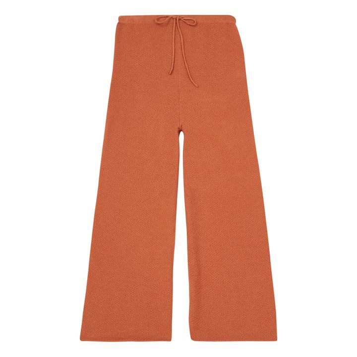 Pantalón de chándal de algodón orgánico Naranja- Imagen del producto n°0