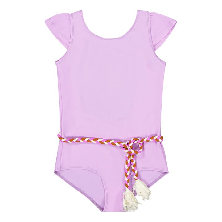 Joan Recycled Polyamide Swimsuit Mauve- Product image n°0