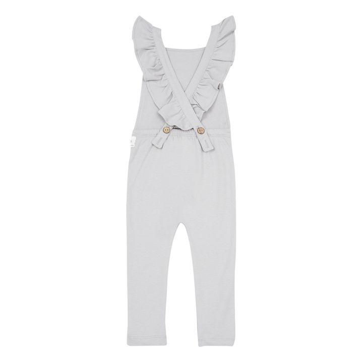 Combinaison Volants Coton Bio | Gris- Image produit n°2
