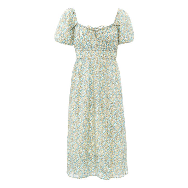 Vestito Midi Terina, in lino Oeko-Tex Giallo- Immagine del prodotto n°0