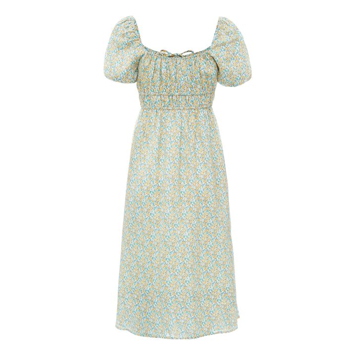 Vestito Midi Terina, in lino Oeko-Tex Giallo- Immagine del prodotto n°1