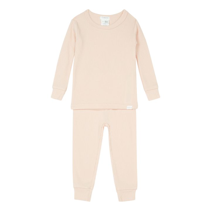Pyjama Deux Pièces Unicolore Rose pêche- Image produit n°0