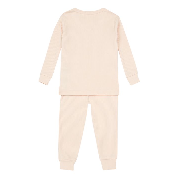 Pyjama Deux Pièces Unicolore Rose pêche- Image produit n°1