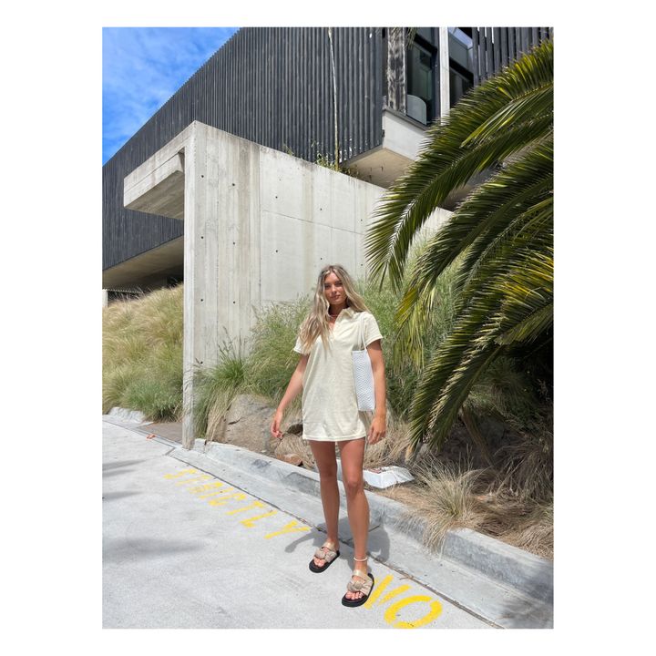 Robe Polo Terry Jaune- Image produit n°2