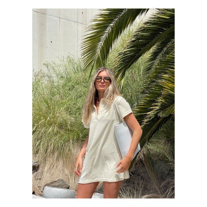 Robe Polo Terry Jaune- Image produit n°3
