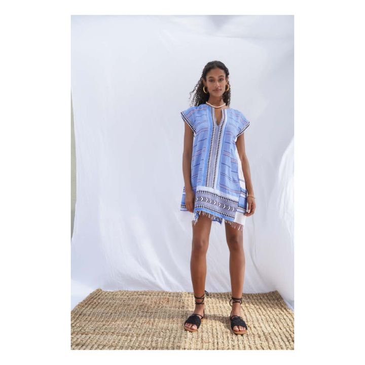 Neela Kaftan Blue- Product image n°1