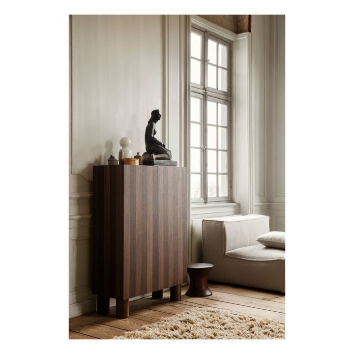 Taburete de madera FSC Spin | Marrón- Imagen del producto n°4