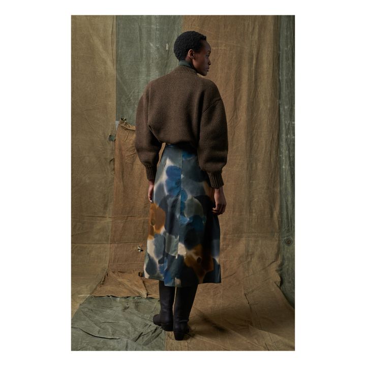 Reine Poplin Skirt | Schiefergrau- Produktbild Nr. 3