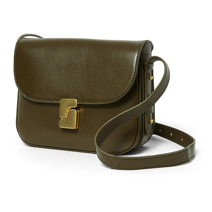 Sac Bellissima Cuir Vert kaki- Image produit n°2