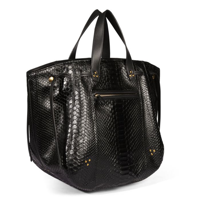 Sac Marius Python | Noir- Image produit n°1
