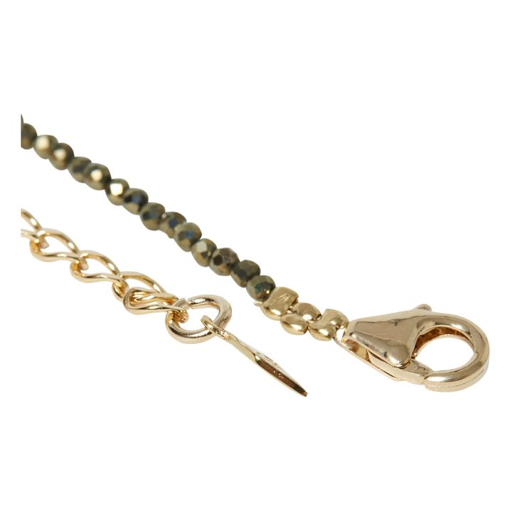 Romane V2 Pyrite Necklace | Gold- Produktbild Nr. 4