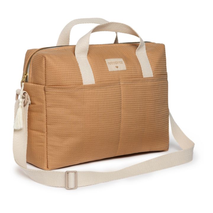 Sac à langer Gala en coton bio Caramel- Image produit n°4