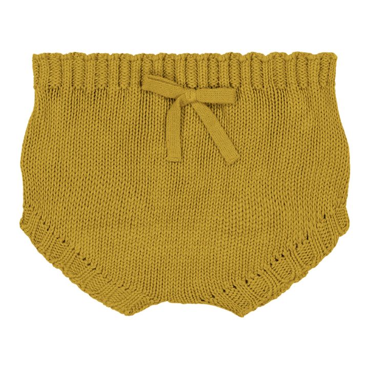 Paul Knitted Bloomers Senffarben- Produktbild Nr. 0