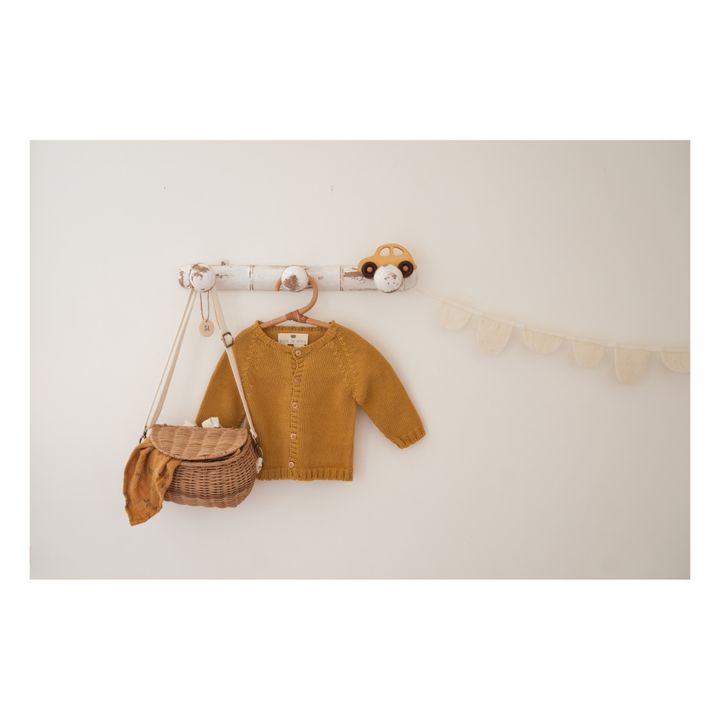 Cardigan en tricot Gaby | Jaune moutarde- Image produit n°3