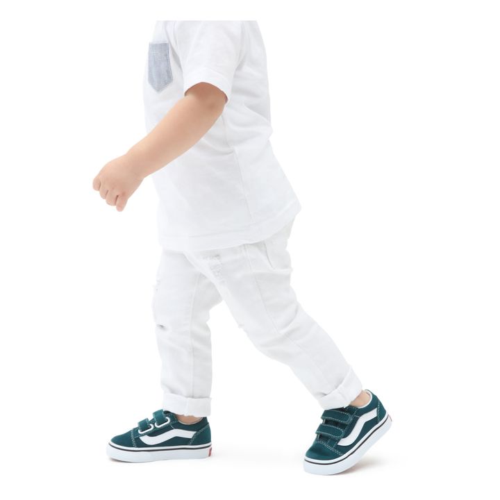Zapatillas de velcro Old Skool | Azul verde- Imagen del producto n°1